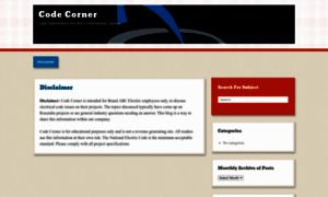 Electricalcode.wordpress.com thumbnail