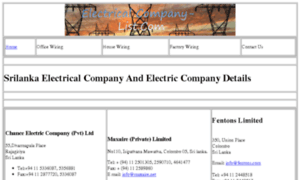 Electricalcompany-list.com thumbnail