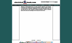 Electricalebook.com thumbnail