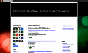 Electricalobjectivetestquestions.blogspot.com thumbnail