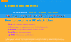 Electricalqualifications.com thumbnail