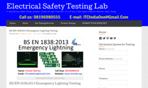 Electricalsafetytestinglab.com thumbnail