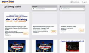 Electricaltrainingevents.org thumbnail