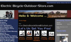 Electricbicycle-outdoor-store.com thumbnail