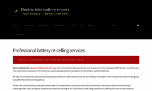 Electricbikebatteryrepairs.co.uk thumbnail