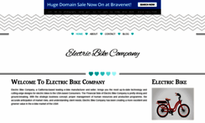 Electricbikecompany.bravesites.com thumbnail