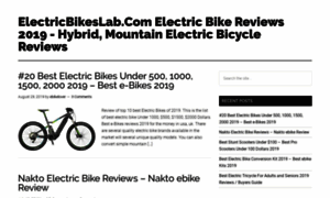 Electricbikeslab.com thumbnail