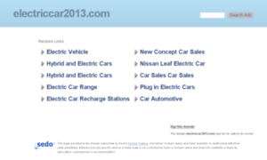 Electriccar2013.com thumbnail