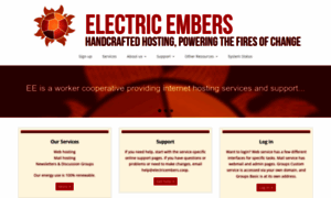Electricembers.net thumbnail