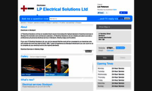 Electriciansstockport.com thumbnail