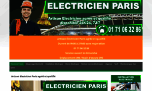 Electricien-paris-75.fr thumbnail