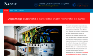 Electricienlarocheparis3eme.fr thumbnail