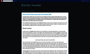 Electricinvertersell.blogspot.com thumbnail