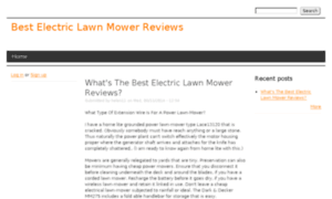 Electriclawnmowerguide.drupalgardens.com thumbnail