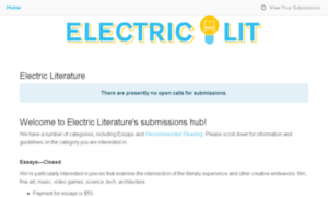 Electricliterature.submishmash.com thumbnail