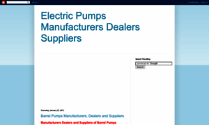 Electricpumpsmanufacturers.blogspot.com thumbnail