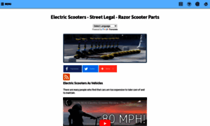 Electricscooters123.com thumbnail