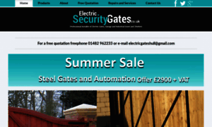Electricsecuritygates.co.uk thumbnail