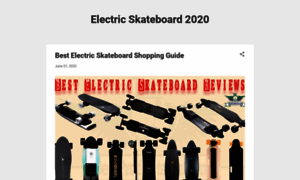 Electricskateboard2020.com thumbnail