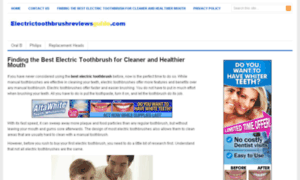 Electrictoothbrushreviewsguide.com thumbnail