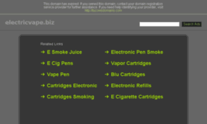 Electricvape.biz thumbnail