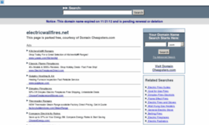 Electricwallfires.net thumbnail