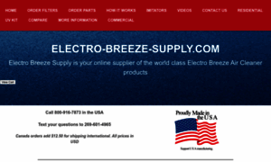 Electro-breeze-supply.com thumbnail