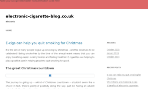 Electronic-cigarette-blog.co.uk thumbnail