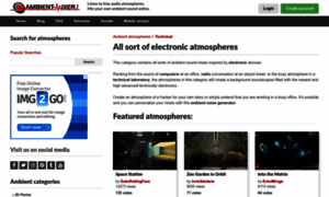 Electronic.ambient-mixer.com thumbnail