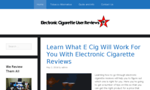 Electroniccigaretteuserreviews.co.uk thumbnail