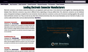 Electronicconnectors.net thumbnail