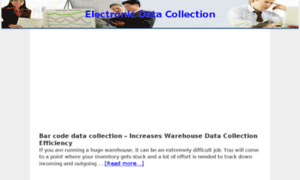 Electronicdatacollection.org thumbnail