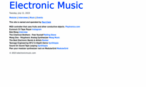 Electronicmusic.com thumbnail