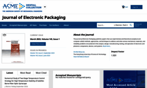 Electronicpackaging.asmedigitalcollection.asme.org thumbnail