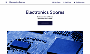 Electronics-spares.business.site thumbnail