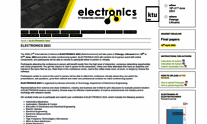 Electronicsconf.ktu.edu thumbnail