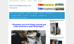 Electronicsrepairfaq.com thumbnail