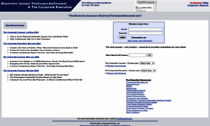 Electronicthecorporatecounsel.com thumbnail