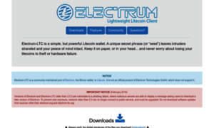 Electrum-ltc.org thumbnail