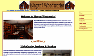 Elegantwoodworksinc.com thumbnail