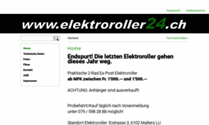 Elektroroller24.ch thumbnail