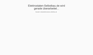 Elektrostaten-selbstbau.de thumbnail