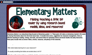 Elementarymatters.com thumbnail