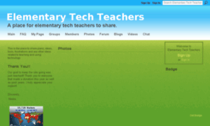 Elementarytechteachers.ning.com thumbnail