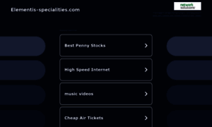 Elementis-specialities.com thumbnail