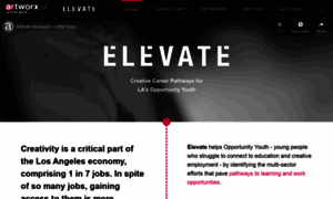 Elevate.artworxla.org thumbnail