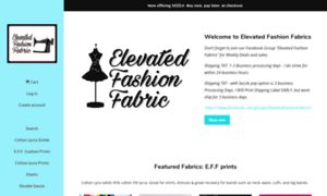 Elevatedfashionfabrics.com thumbnail