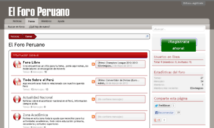 Elforoperuano.com thumbnail