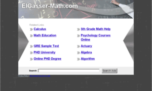 Elgasser-math.com thumbnail