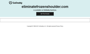Eliminatefrozenshoulder.com thumbnail